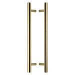 M Marcus Heritage Brass Back to Back Door Pull Handle Bar Design 457mm length